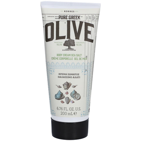 Korres Pure Greek Olive crème pour le corps au sel marin (200 ml)