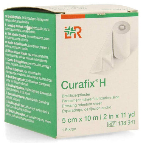 Curafix H Pansement de Fixation Large 5cmx10m