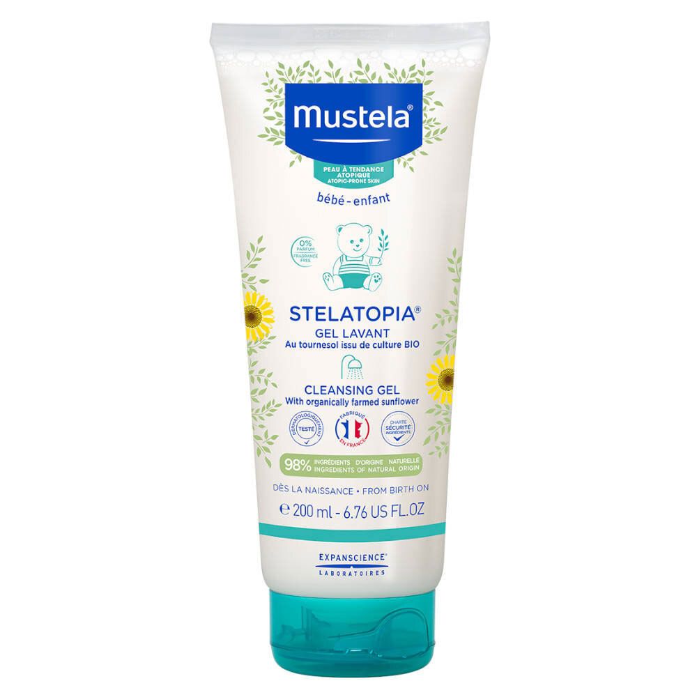 Mustela Stelatopia gel lavant (200 ml)