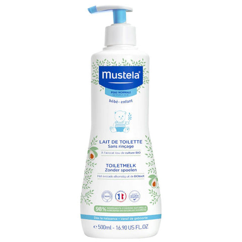 Mustela No-Rinse Cleansing Milk with Organic Avocado 500ml