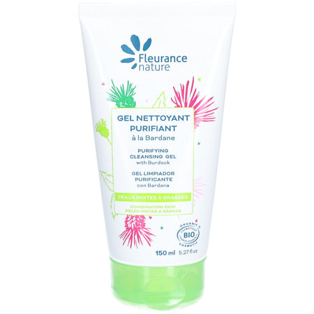Fleurance Nature Gel Nettoyant Purifiant à la Bardane Bio (150 ml)
