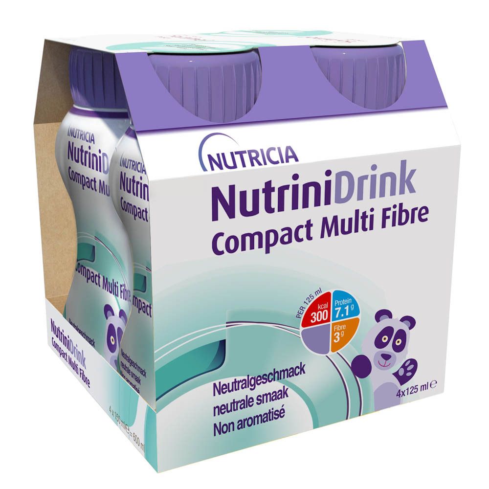 NutriniDrink Compact Multi Fibre neutre (4x125 ml)