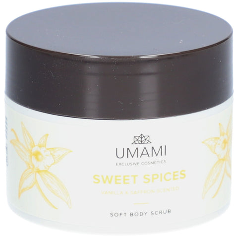 UMAMI Gommage doux pour le corps aux épices douces Vanille & Safran (250 ml)