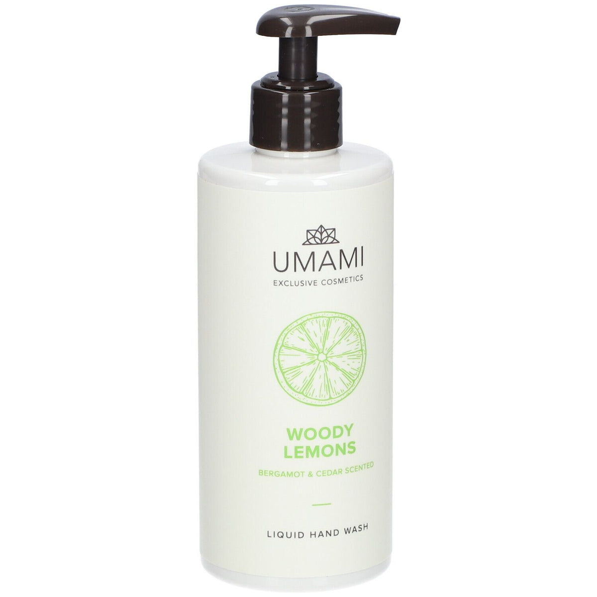 UMAMI Savon liquide pour les mains – Woody Lemons (300 ml)