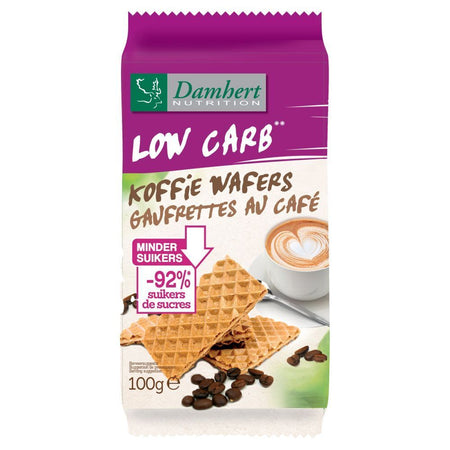 Damhert Low Carb Gaufrettes au café (100 g)