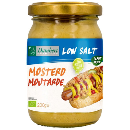 Damhert LOW SALT Moutarde sans gluten (200 g)