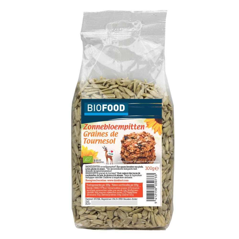 BIOFOOD Graines de tournesol (300 g)