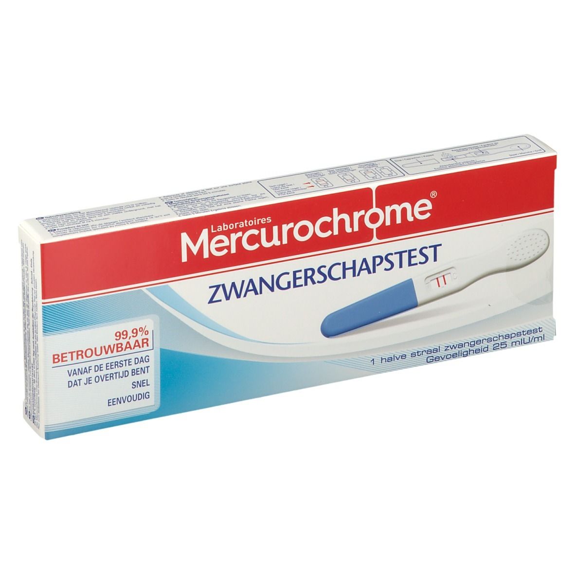 Mercurochrome Test de Grossesse (1 pièce)
