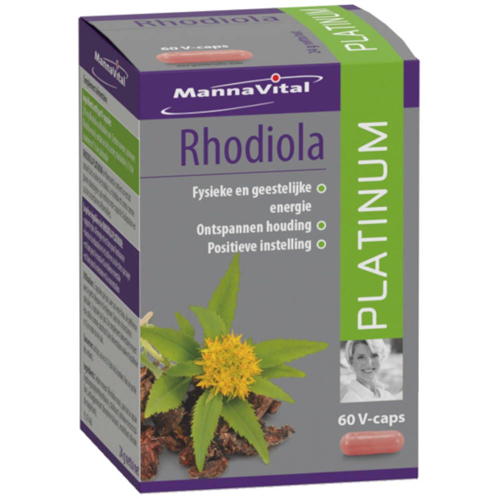 Mannavital Rhodiola Platinum — 60 gélules