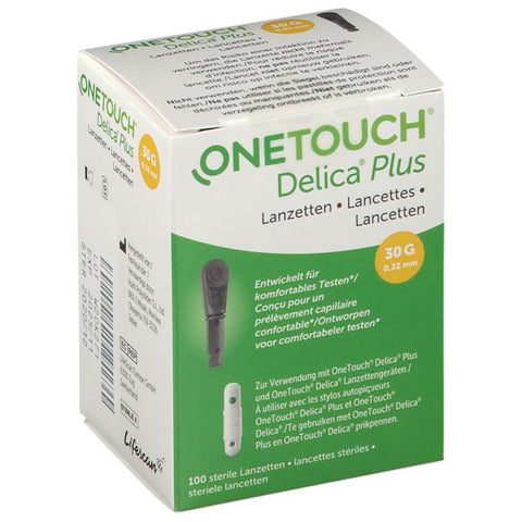 OneTouch Delica Plus lancettes (100 pièces)