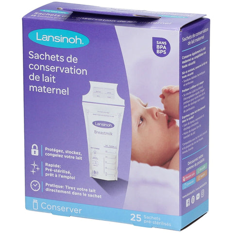 Lansinoh Breastmilk Storage Bags (25 count)