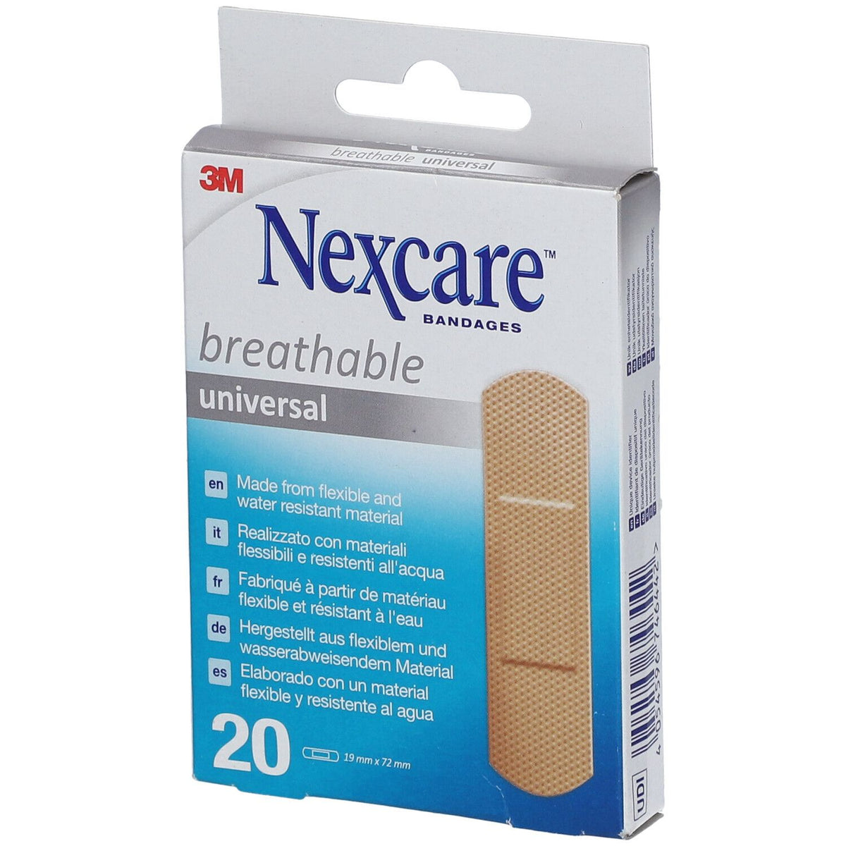 Nexcare Breathable Universal — 20 pièces