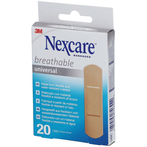 Nexcare Breathable Universal — 20 pièces