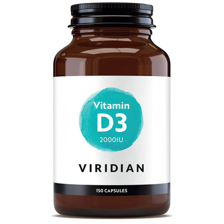 Viridian Vitamine D3 2000 UI (150 gélules)
