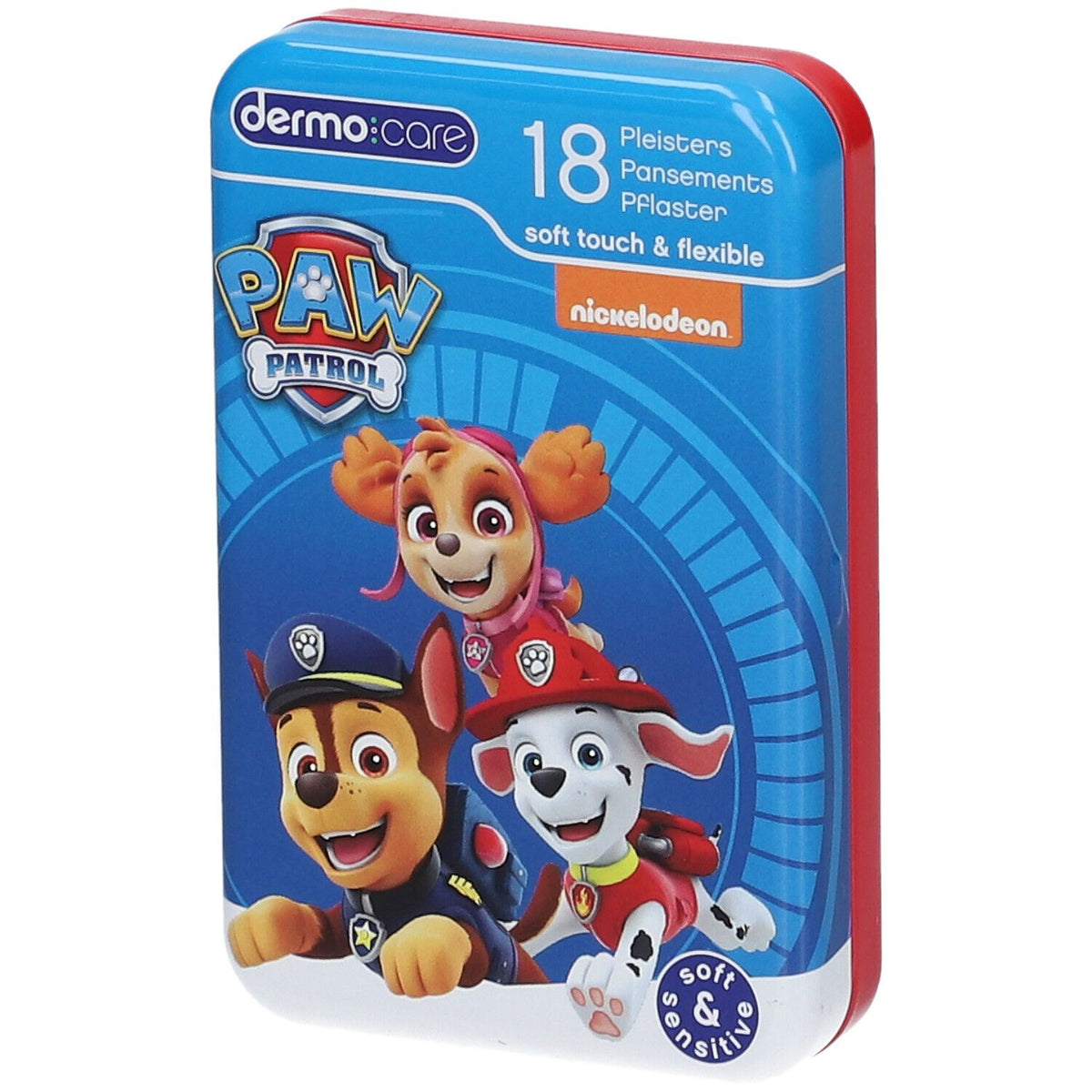 dermo care Pansements Soft & Sensitive Paw Patrol (18 pièces)