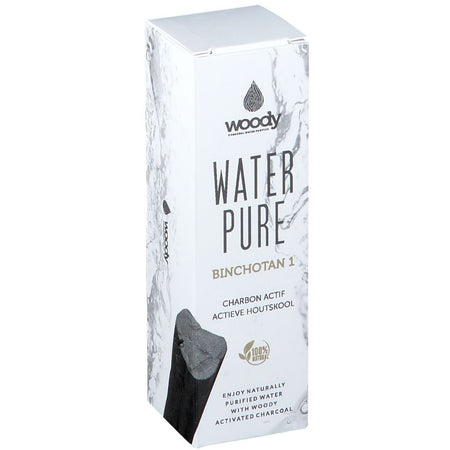 Woody Water Pure Binchotan Charbon Actif (1 pièce)