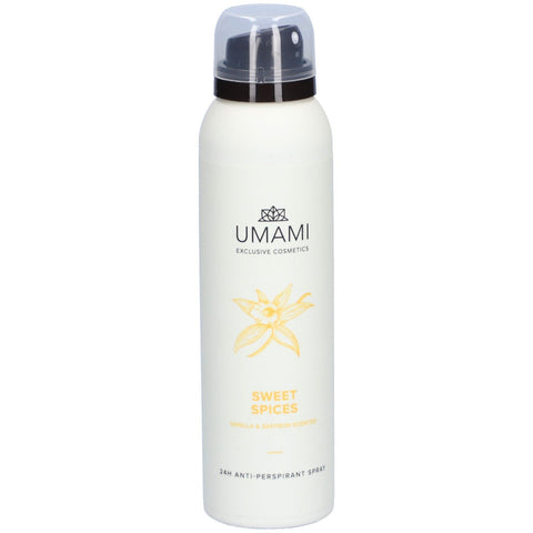 Umami Sweet Spices anti-transpirant 24h spray Vanille & Safran (150 ml)