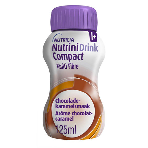 NutriniDrink Compact Multi Fibre chocolat-caramel (4x125 ml)