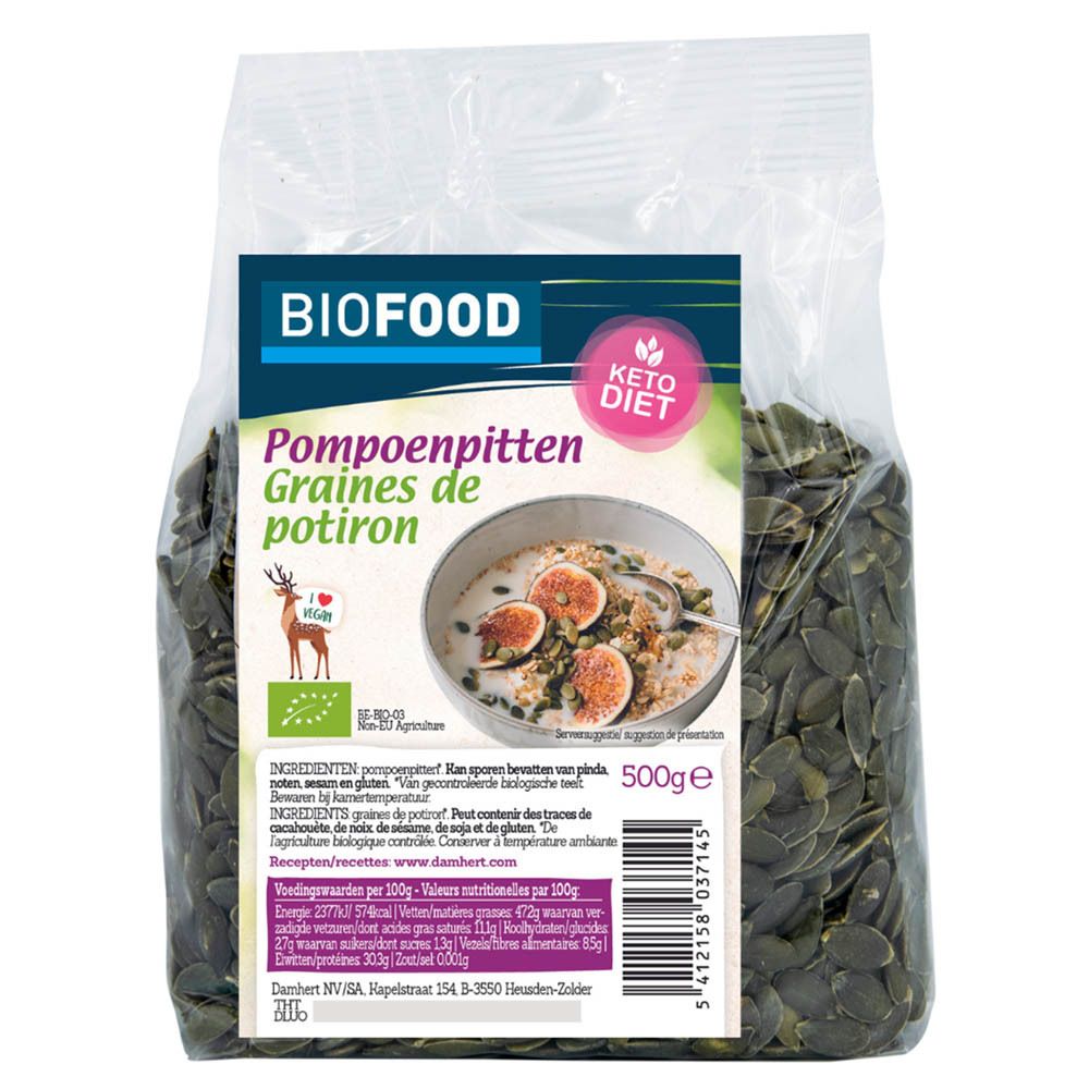 BIOFOOD Graines de courge bio (500 g)