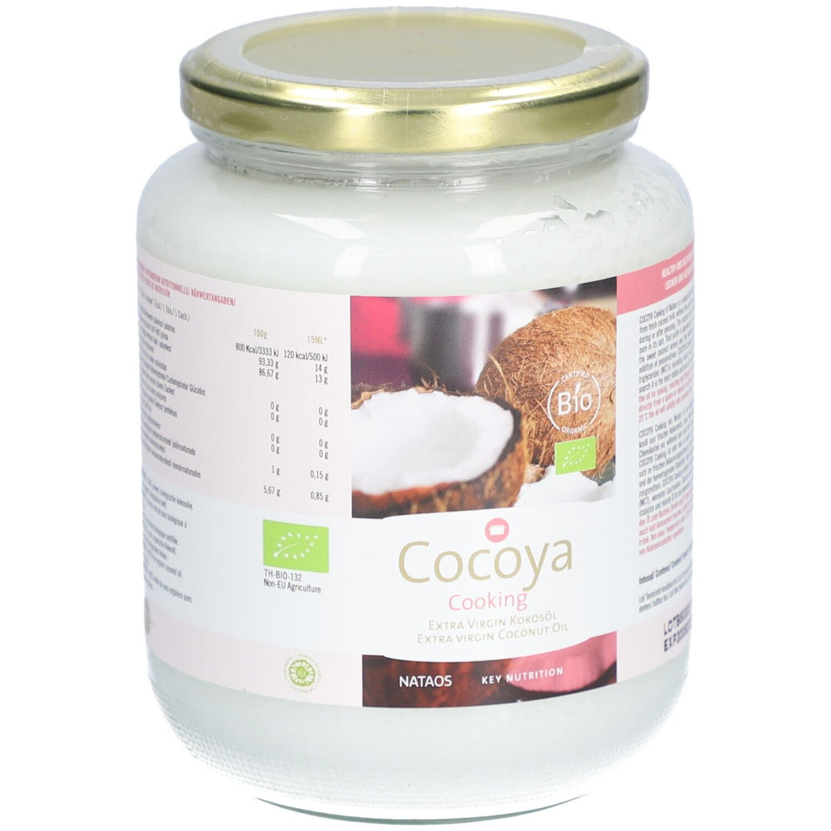 Cocoya Huile de Coco Extra Vierge - Cuisson — 800 ml