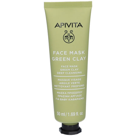 APIVITA Masque visage argile verte nettoyant profond (50 ml)