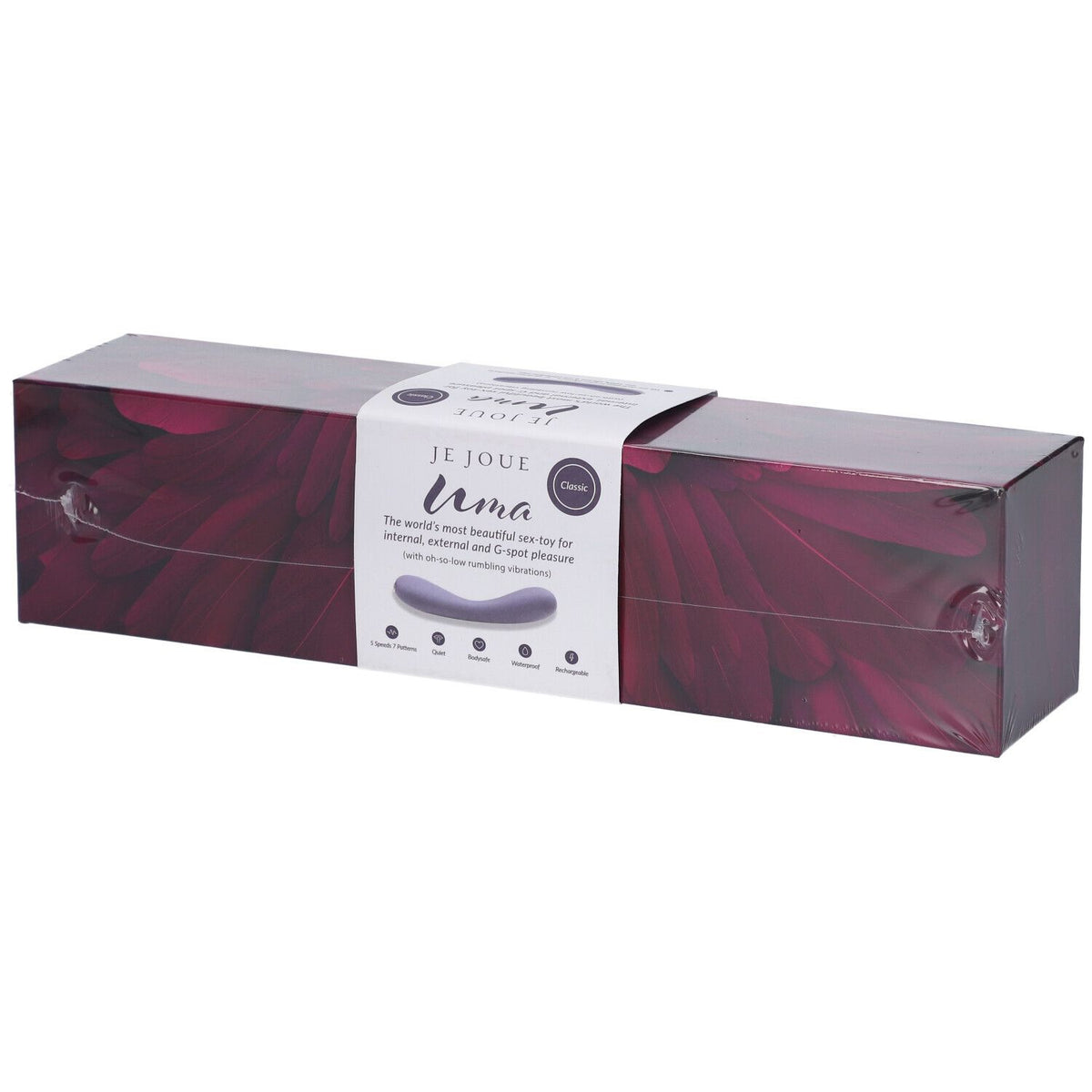 Je Joue Uma vibrateur interne à courbes violet