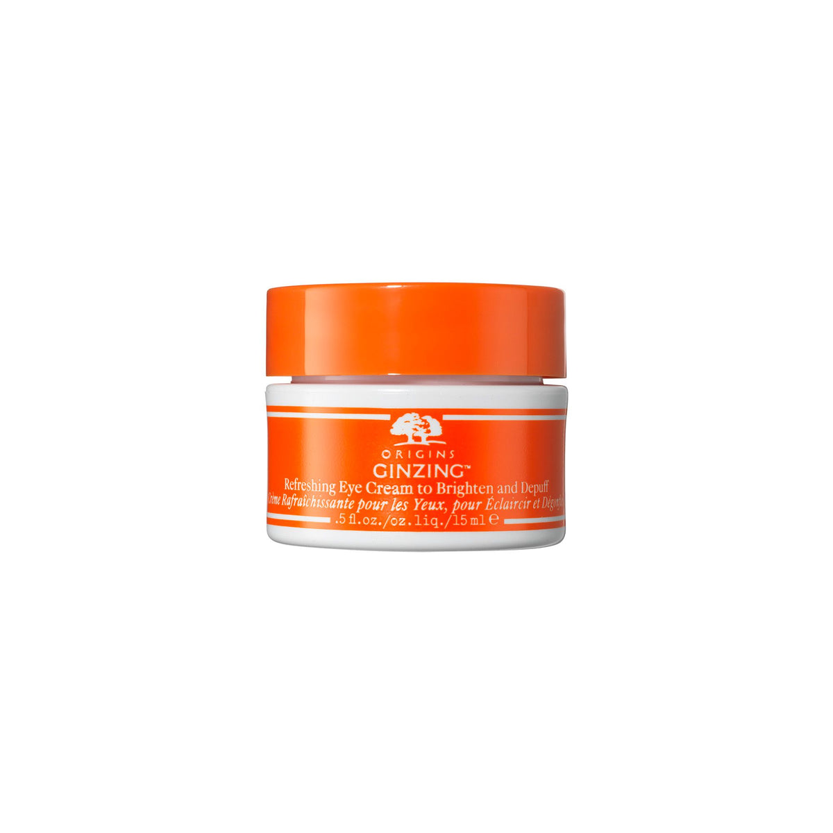 ORIGINS GinZing™ Crème contour des yeux hydratante et rafraîchissante pour éclaircir et décongestionner (15 ml)