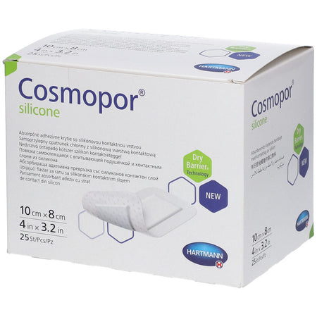 Hartmann Cosmopor® Silicone 10 x 8 cm 901102 — 25 pièces