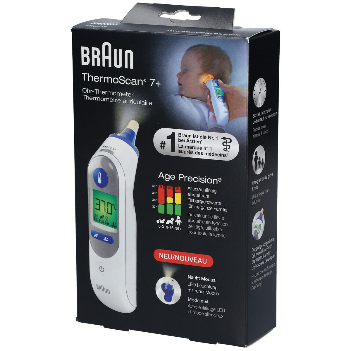 BRAUN ThermoScan® 7+ (1 pièce)