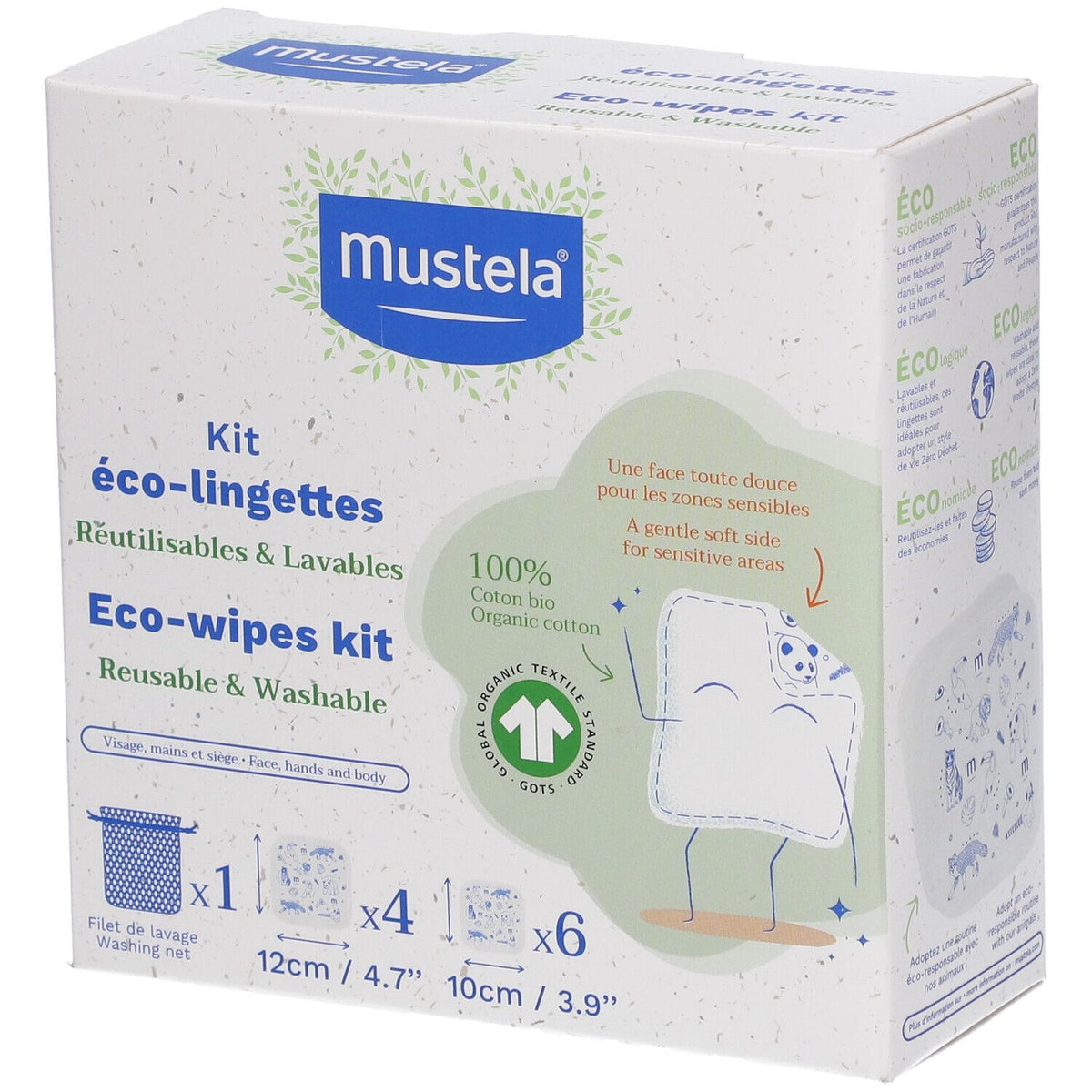 Mustela Kit Éco-Lingettes (10 pièces)