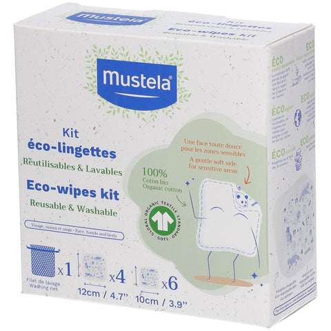Mustela Kit Éco-Lingettes (10 pièces)