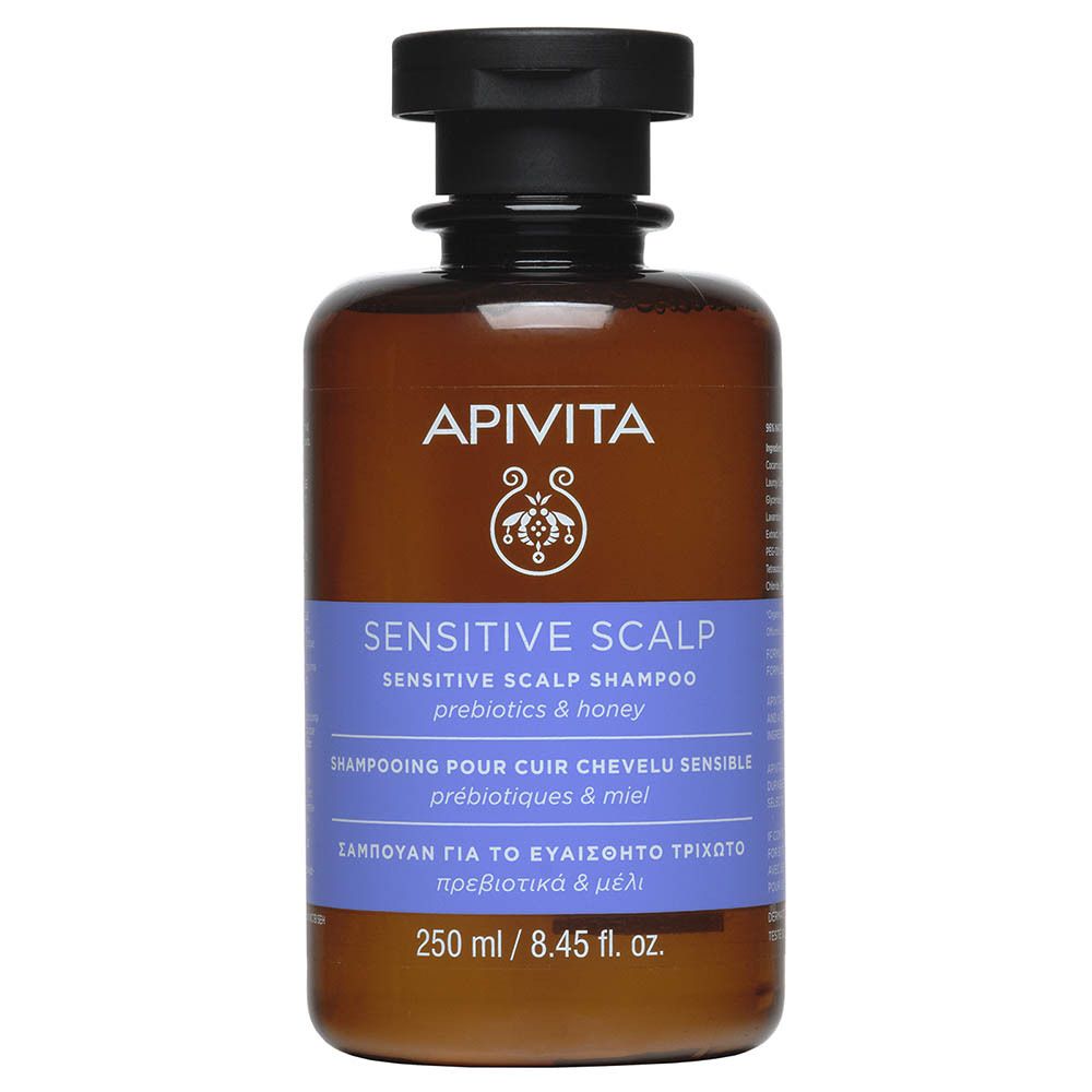 Apivita Sensitive Scalp Shampooing pour Cuir Chevelu Sensible Lavande & Miel (250 ml)