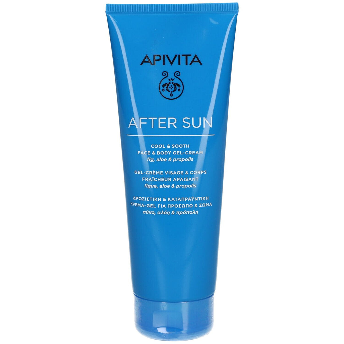 Apivita Gel-crème après soleil Cool & Sooth visage et corps Figue & Aloe & Propolis (200 ml)