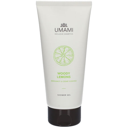 Umami Woody Lemons gel douche Bergamote & Cèdre (200 ml)