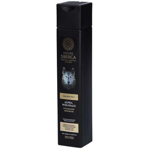 Natura Siberica Gel Douche Revigorant pour Hommes Alfa Wolfmale (250 ml)