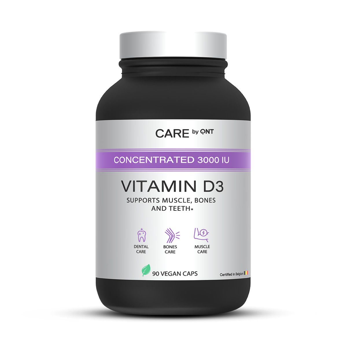 Care by QNT Concentré 3000 UI Vitamine D3 (90 gélules)