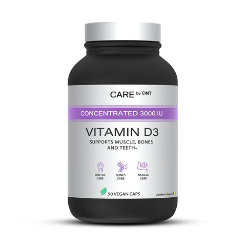 Care by QNT Concentré 3000 UI Vitamine D3 (90 gélules)