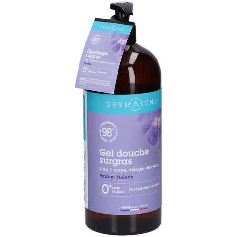 DERMASENS Gel douche surgras 3 en 1 Violette (1 l)