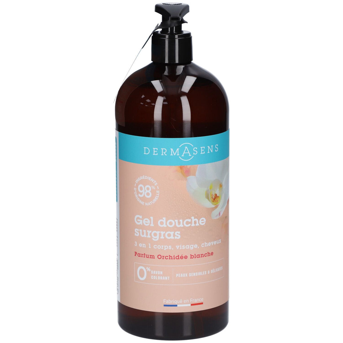 DERMASENS Gel douche surgras Orchidée Blanche 1L