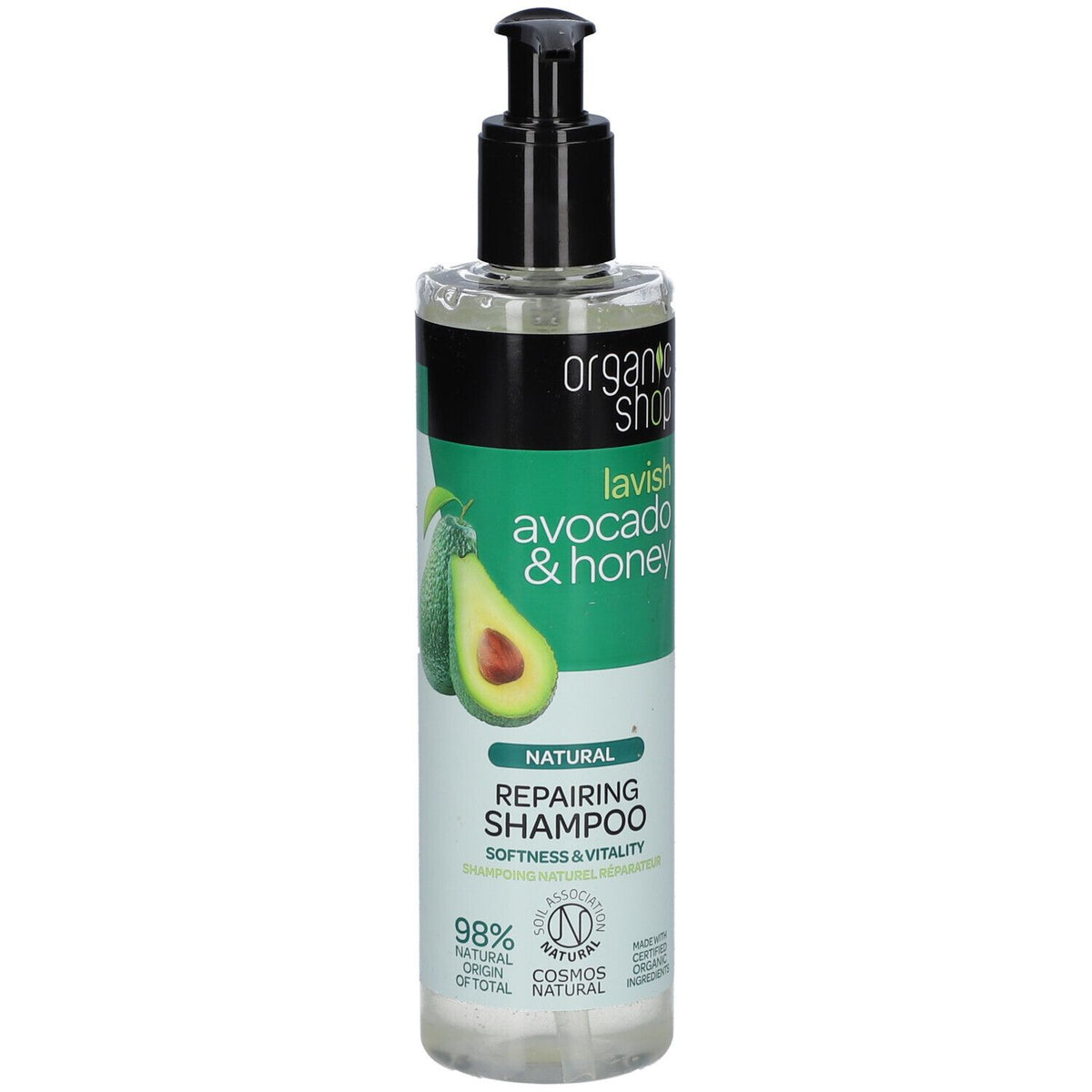 Organic Shop Shampooing Réparateur Avocat & Miel (280 ml)