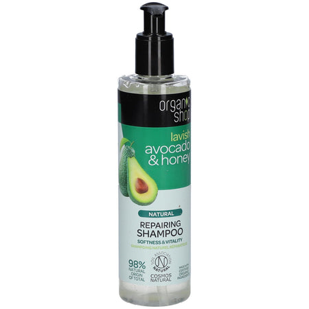 Organic Shop Shampooing Réparateur Avocat & Miel (280 ml)