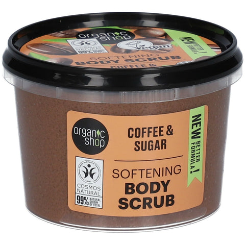 Organic Shop Gommage corporel café et sucre (250 ml)