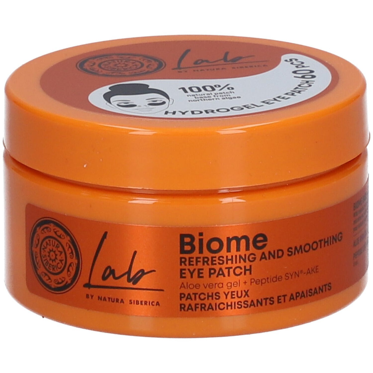 Natura Siberica Biome Labo patch yeux rafraîchissants et lissants (60 pièces)