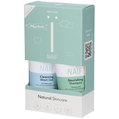 NAÏF Baby & Kids shampoing et gel douche (1 set)