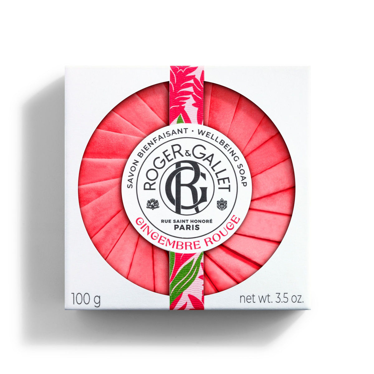 Roger & Gallet Savon Bienfaisant GINGEMBRE ROUGE (100 g)