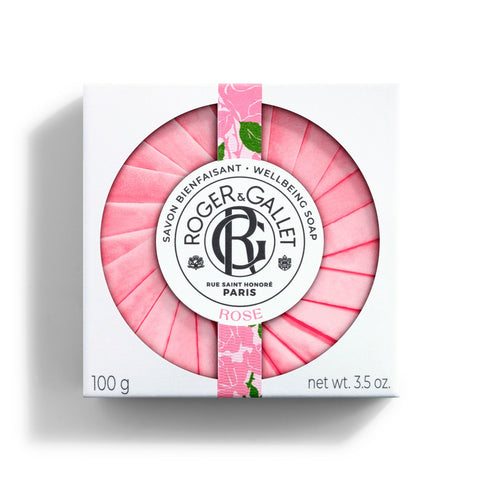 Roger & Gallet Savon Bienfaisant Rose — 100 g