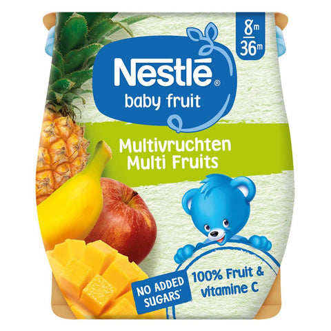 NESTLE Baby Fruit® Compotes Multi-Fruits (2x130 g)