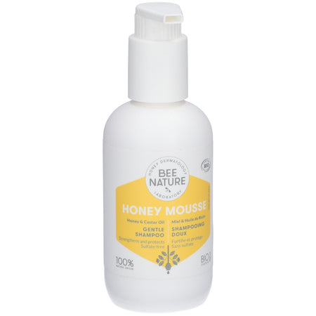 BEE NATURE Shampooing doux Honey Mousse miel & ricin (200 ml)
