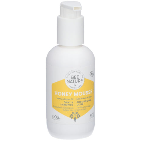 BEE NATURE Shampooing doux Honey Mousse miel & ricin (200 ml)