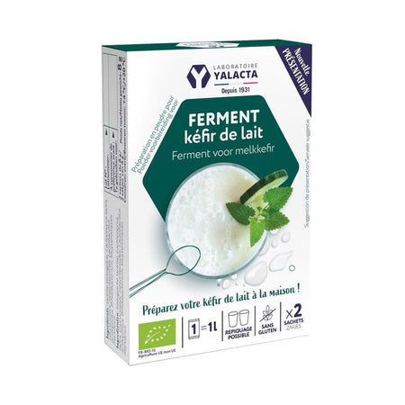 Yalacta Ferments pour kéfir de lait (2 x 4 g)